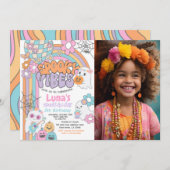 Spooky Vibes Hippie Halloween ANY AGE Kaart (Voorkant / Achterkant)