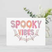 Spooky Vibes Kaart (Staand voorkant)