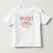 Spooky Vibes Kinder Shirts (Voorkant)