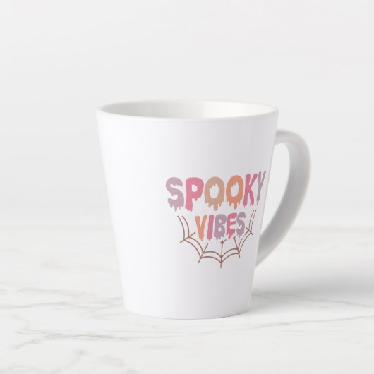 Spooky Vibes Latte Mok (Rechterhoek)