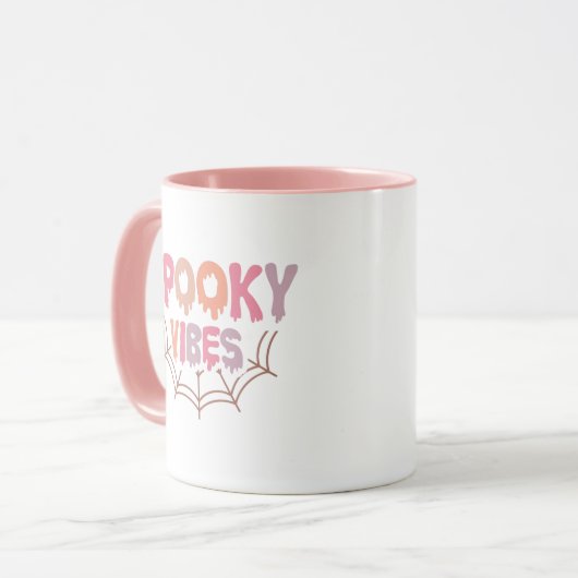 Spooky Vibes Mok (Voorkant links)