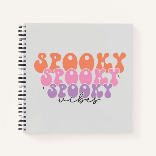 Spooky Vibes Notitieboek (Voorkant)