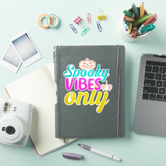 Spooky Vibes Only-40378 Sticker (iPad Cover)