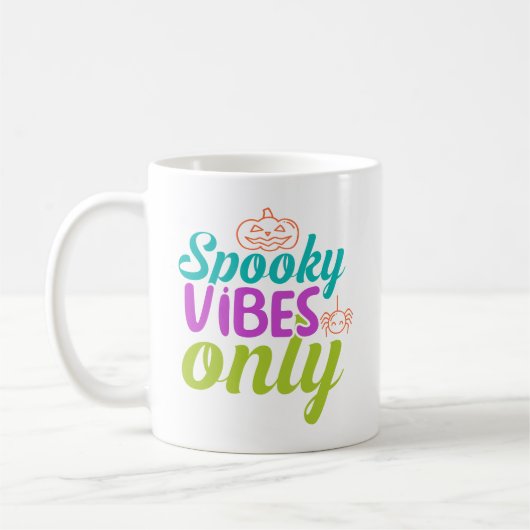 Spooky Vibes Only-40378 Trui Koffiemok (Links)
