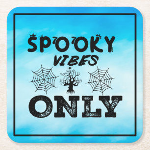 Spooky Vibes Only-67293 Trui Kartonnen Onderzetters