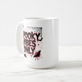 Spooky Vibes Only Aesthetic Design-67603 Koffiemok (Voorkant links)