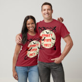 Spooky Vibes Only Halloween Bat en Bloedspetter T-shirt (Unisex)