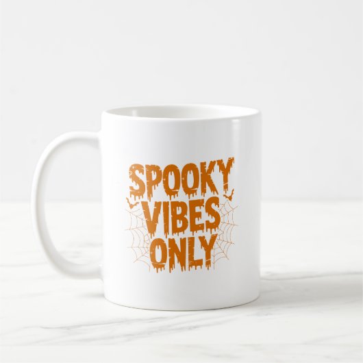Spooky Vibes Only Halloween Koffiemok (Links)