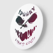 Spooky Vibes Only-Halloween Monster  Grote Klok (Hoek)
