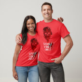 Spooky Vibes Only Red Smoke Skull Halloween T-shir T-shirt (Unisex)