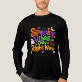 Spooky Vibes Only Right Now Tri-Blend Shirt (Voorkant volledig)