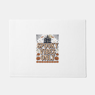 Spooky Vibes Only Vintage Halloween Shirt Design_1 Deurmat