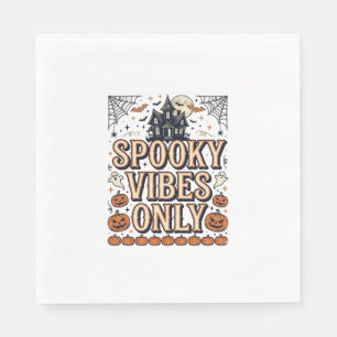 Spooky Vibes Only Vintage Halloween Shirt Design_1 Servet