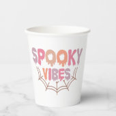 Spooky Vibes Papieren Bekers (Voorkant)