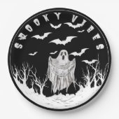 Spooky Vibes Papieren Bordje (Voorkant)