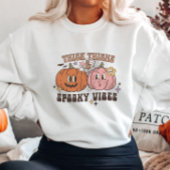 Spooky vibes Pompoenen Halloween Sweatshirt