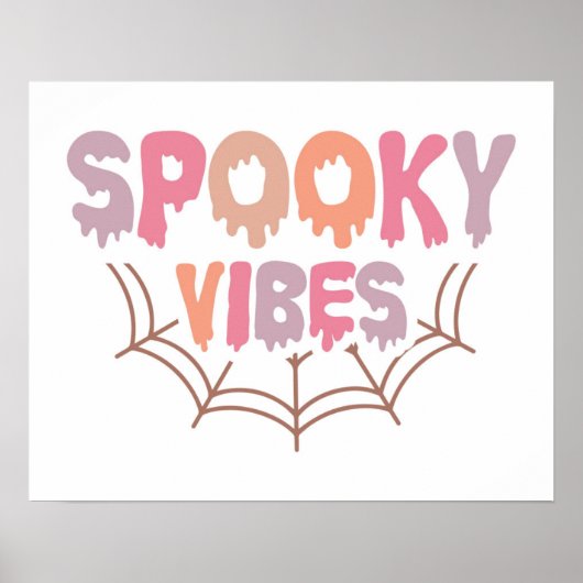 Spooky Vibes Poster (Voorkant)