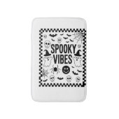 Spooky Vibes Retro Halloween Badmat (Voorkant Verticaal)