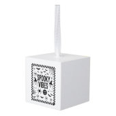 Spooky Vibes Retro Halloween Decoratie (Achter hoekig)
