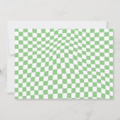 Spooky Vibes Retro Halloween Ghost Verjaardagsfoto Kaart (Achterkant)