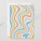 Spooky Vibes Retro Halloween Party Boy Verjaardag Kaart (Achterkant)