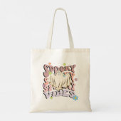 Spooky Vibes Retro Halloween Tote Bag (Achterkant)