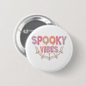 Spooky Vibes Ronde Button 5,7 Cm (Voorkant /achterkant)