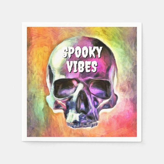 Spooky Vibes. Servet (Voorkant)