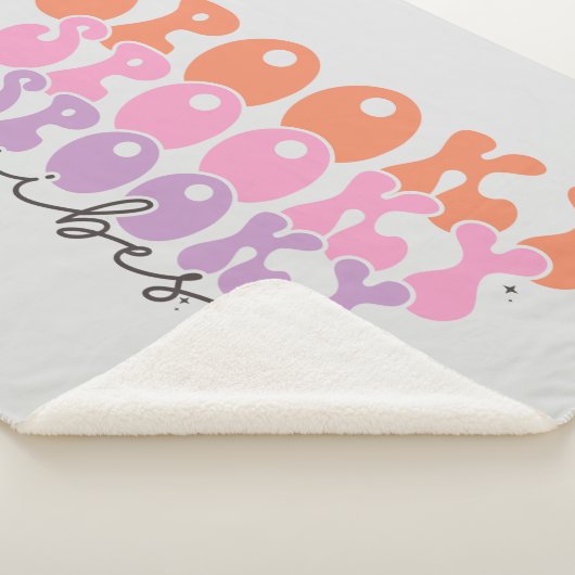 Spooky Vibes Sherpa Deken (3/4)