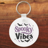 Spooky Vibes Sleutelhanger - Kawaii Halloween (Voorkant)