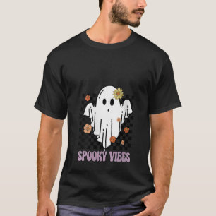 Spooky Vibes Spooky Seizoen Schattigee Ghost Boo C T-shirt