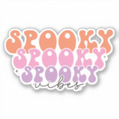 Spooky Vibes Sticker (Voorkant)