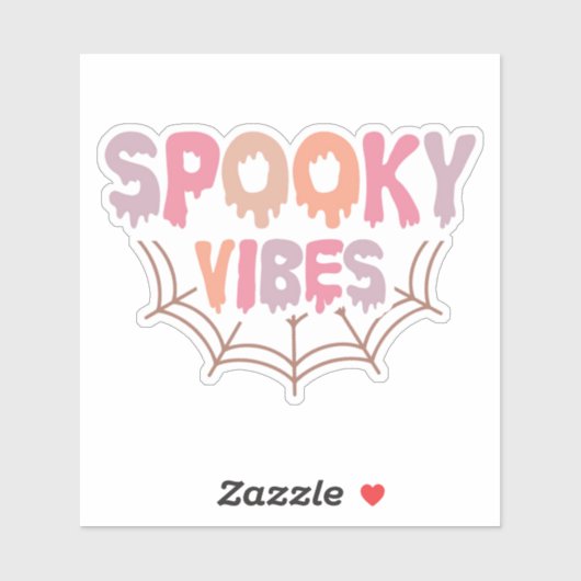 Spooky Vibes Sticker (Vel)