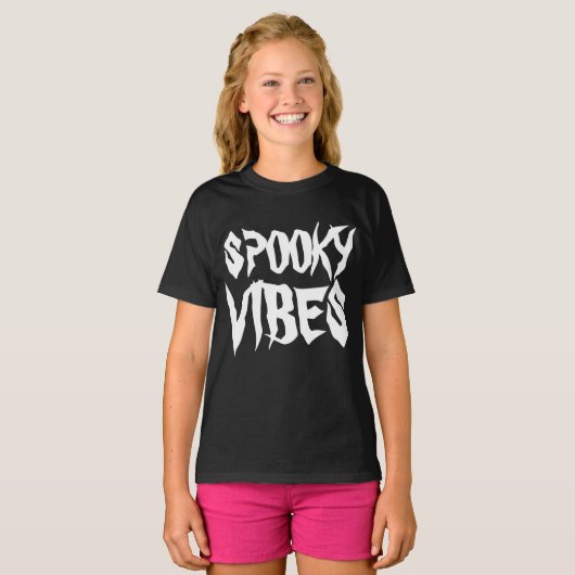 SPOOKY VIBES T-Shirt (Voorkant volledig)