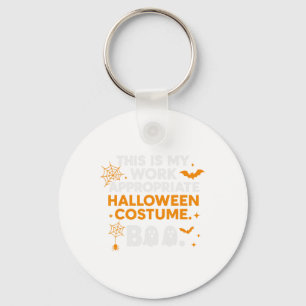 Spooky Vibes Tarot Halloween Ghost Retro Pompoen Sleutelhanger