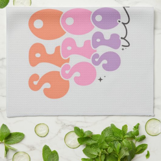 Spooky Vibes Theedoek (Gevouwen)