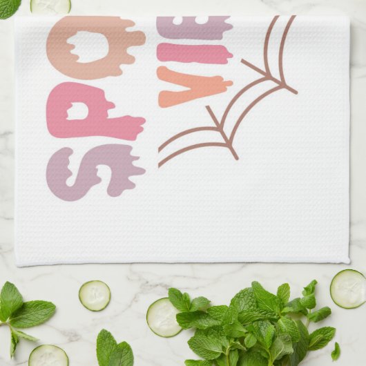 Spooky Vibes Theedoek (Gevouwen)