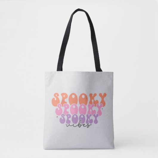 Spooky Vibes Tote Bag (Voorkant)