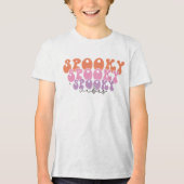 Spooky Vibes Tri-Blend Shirt (Voorkant)