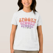 Spooky Vibes Tri-Blend Shirt (Voorkant)