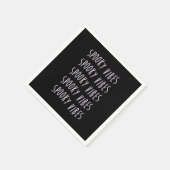 spooky vibes typography servet (Hoek)