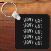 spooky vibes typography sleutelhanger (Voorkant)