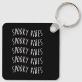 spooky vibes typography sleutelhanger (Achterkant)