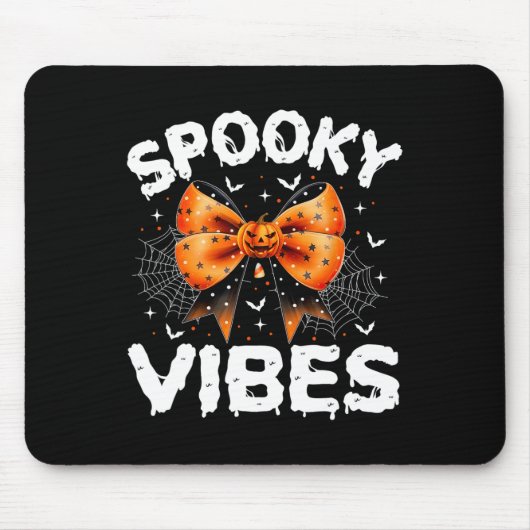 Spooky Vibes Vrouwen Meisjes Kinder Schattigee Hal Muismat (Voorkant)