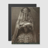 Spooky Victoriaans foto van dode vrouw in de pers (Voorkant / Achterkant)