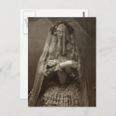 Spooky Victoriaans foto van dode vrouw in de pers Briefkaart (Voorkant / Achterkant)