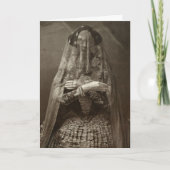 Spooky Victoriaans foto van dode vrouw in de pers Kaart (Voorkant)