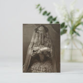 Spooky Victoriaans foto van dode vrouw in de pers Kaart (Staand voorkant)