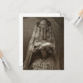 Spooky Victoriaans foto van dode vrouw in de pers Kaart (Voorkant / Achterkant in situ)