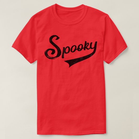Spooky Vintage Halloween T-shirt (Design voorkant)